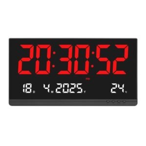 Extra Large LED Digital Wall Clock, JH8025