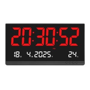 Extra Large LED Digital Wall Clock, JH8025