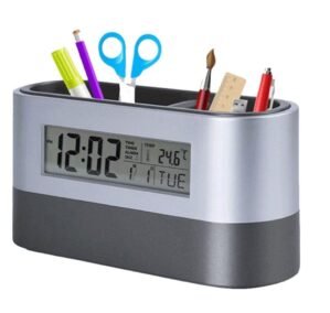 Pen Holder With Clock, PH662