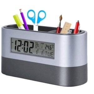 Pen Holder With Clock, PH662