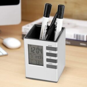 Pen Holder With Clock, PH2068