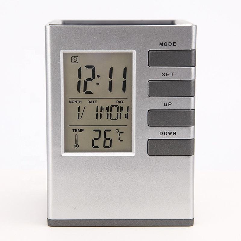 Pen Holder With Clock, PH2068
