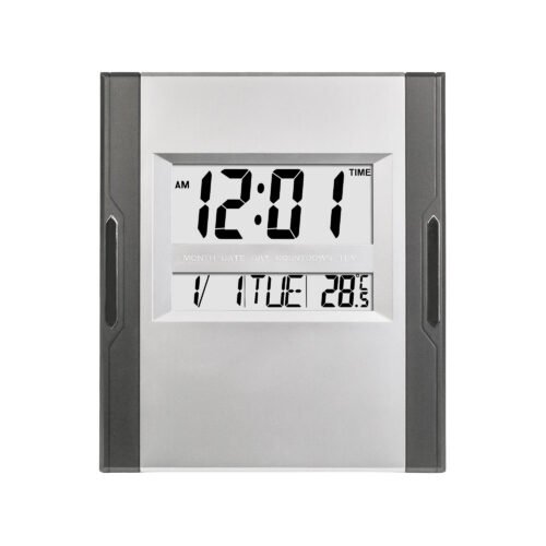 Large LCD Digital Wall Clock, 3810