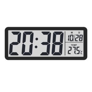 LCD Digital Wall & Table Clock, V-C223