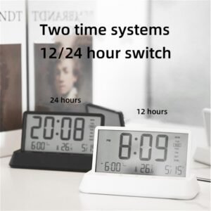 Digital LCD Desk Clock, ZD001