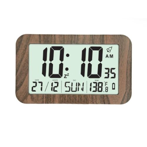 Digital LCD Display Desk and Wall Clock, LCD140
