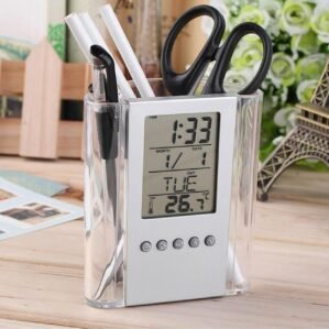 Pen Holder With Clock, PH-601