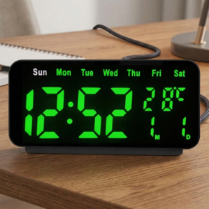 Digital LED Alarm Clock, VST-912