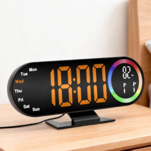 Digital LED Alarm Clock, DS3827L