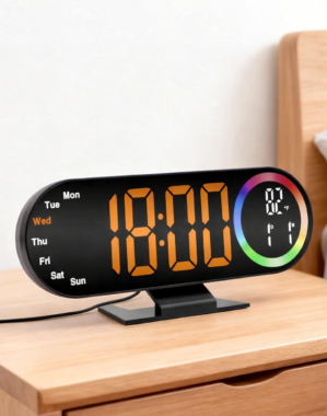 Digital LED Alarm Clock, DS3827L