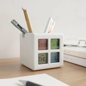 Pen Holder With Digital Clock, A137