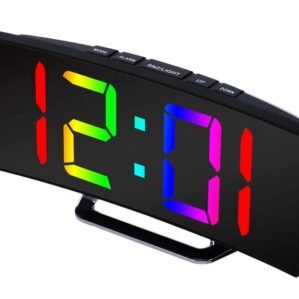 Digital RGB LED Display Electric Desk Clock, DS-3811S