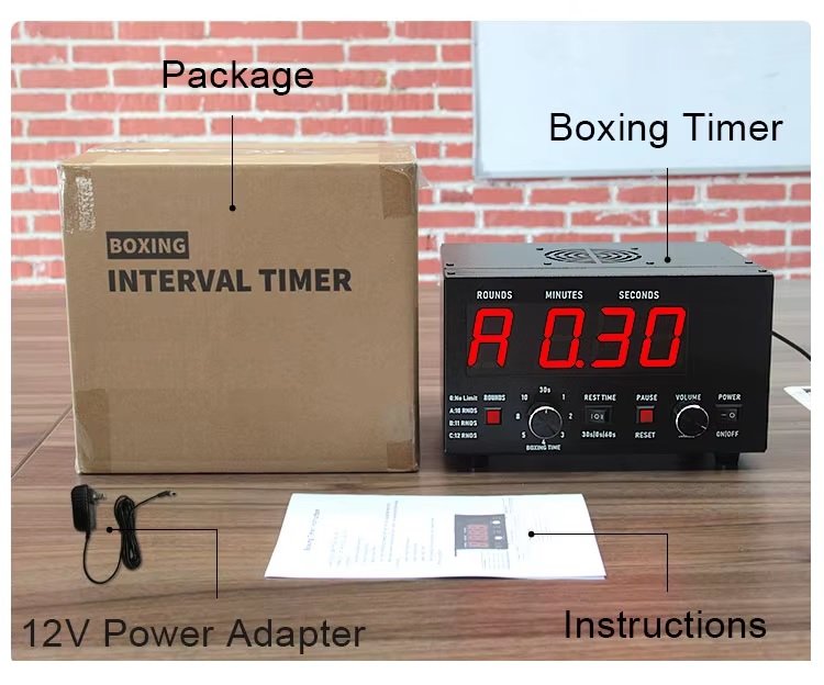 Digital Boxing Interval Gym Timer