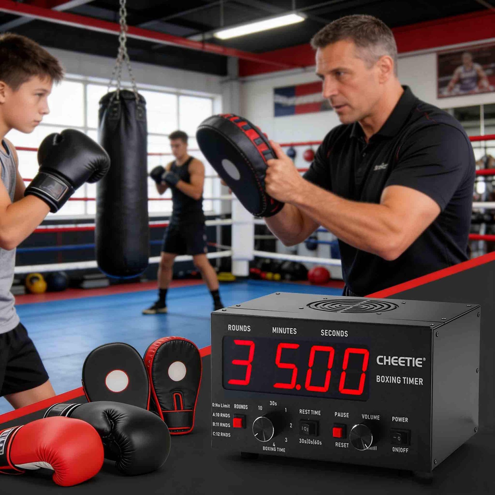 Digital Boxing Interval Gym Timer