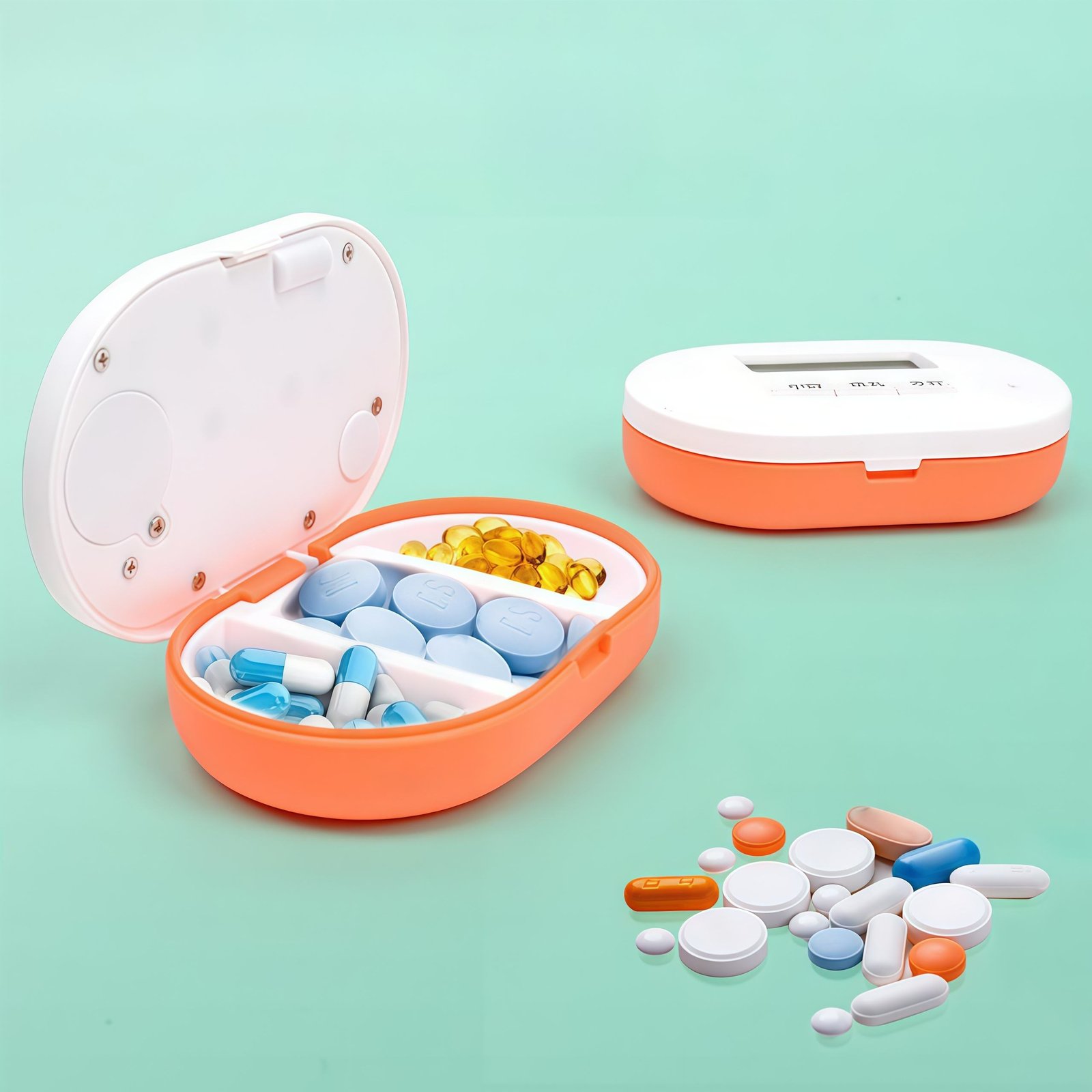 Pill Storage Box Alarm Reminder PB045