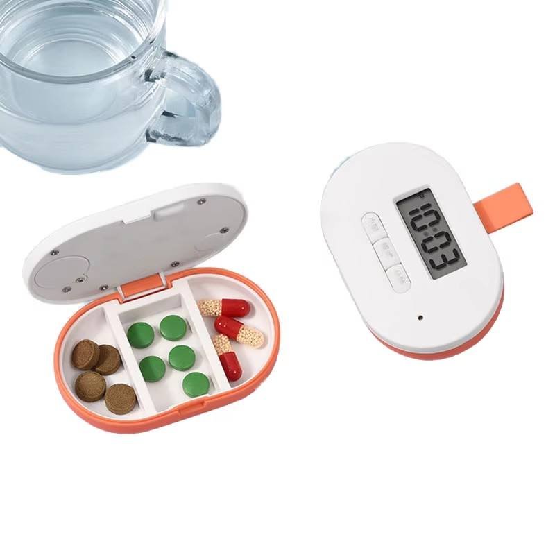 Pill Storage Box Alarm Reminder PB045
