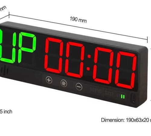 Gym Timer Clock,  Gym Garage Schools