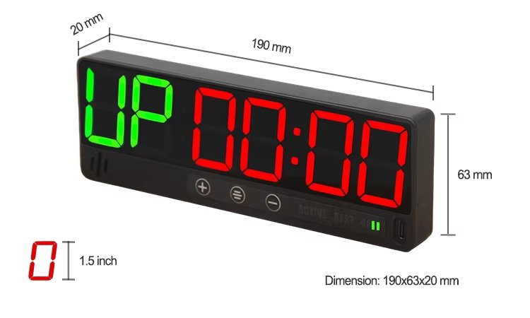 Gym Timer Clock,  Gym Garage Schools