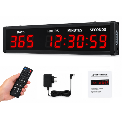 999 Days 9 Digits Day Counter Clock Event Countdown Clock, CP03