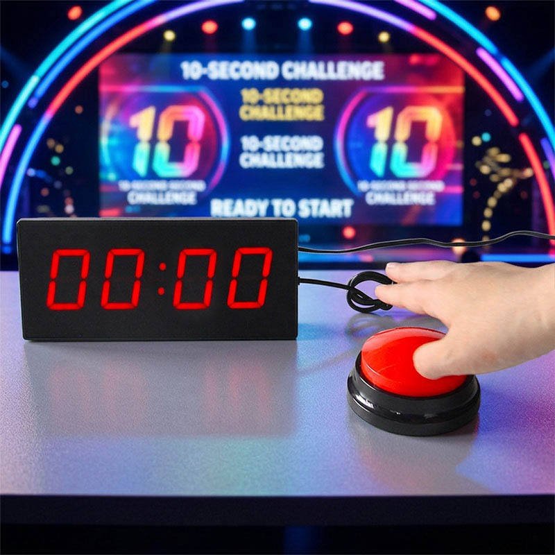 Challenge Game Timer 10 Seconds | Sports Timer Clock, CP18