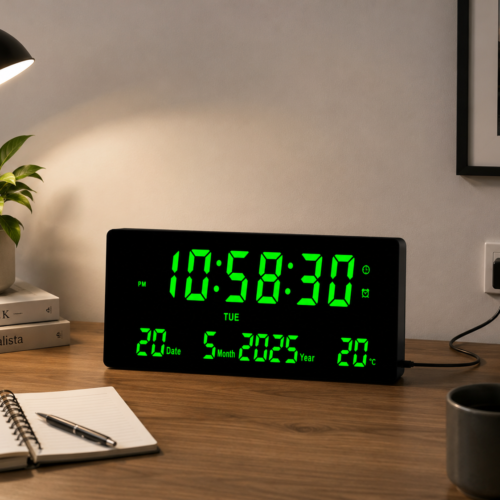 Digital LED Display Wall Clock, JH3615N