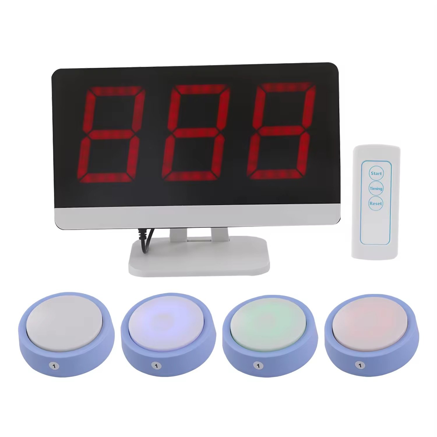 Wireless Smart Interactive Responder Party School Competition Family Answer Game Quiz Buzzer System, QB02