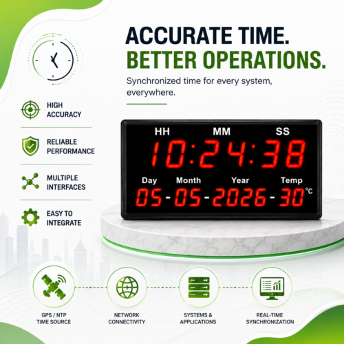 Time Synchronization System with ATSCADA Platform Core Function Customizable Design Proof of Concept Available | Master Clock